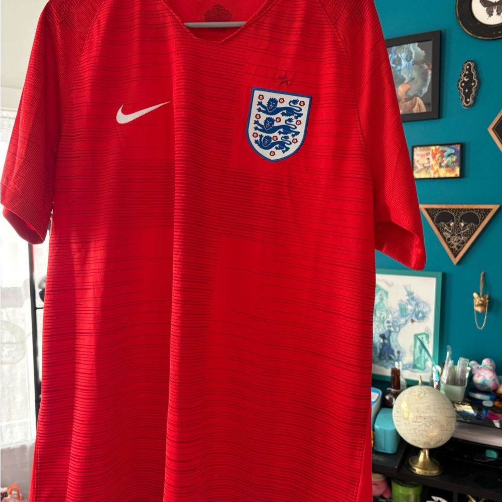 Nike Red England Football Shirt